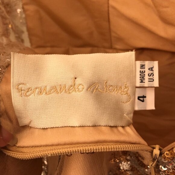 Fernando Wong Sequin Illusion Cocktail Mini Dress - Picture 7 of 7